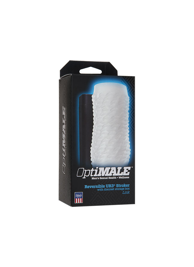 OptiMale Reversible Ultraskyn Stroker Link Masturbation Sleeve