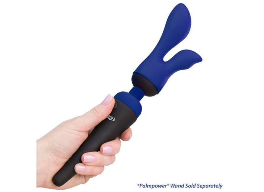 Palm Sensual Attachments For PalmPower Wand Massager Blue