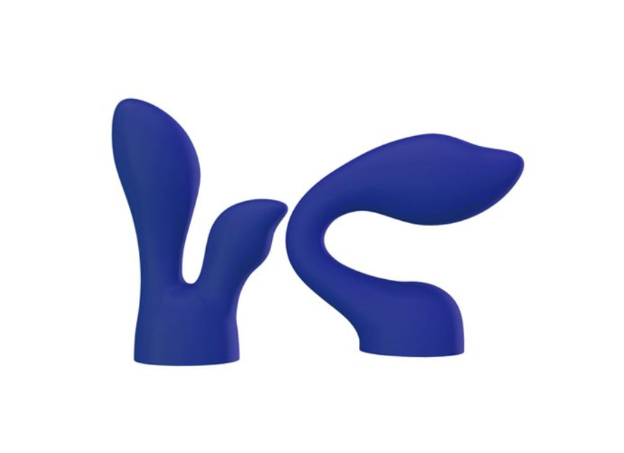 Palm Sensual Attachments For PalmPower Wand Massager Blue