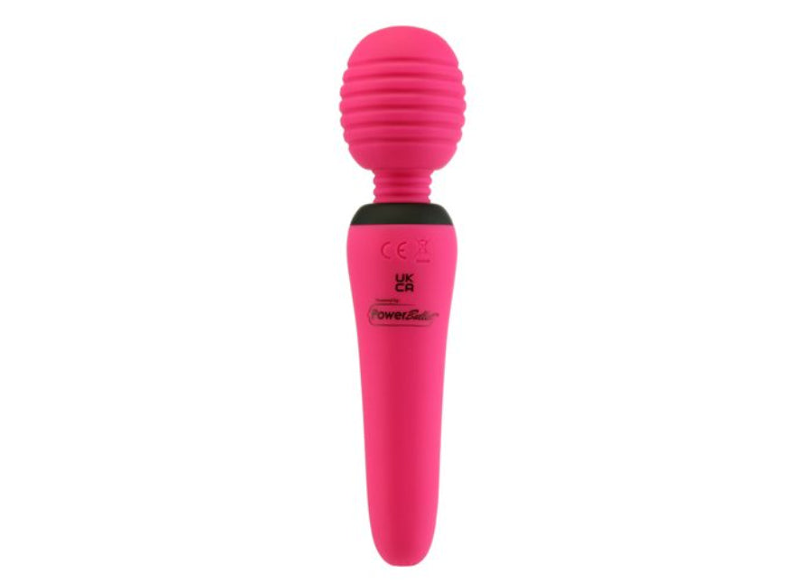 PalmPower Groove Rechargeable Powerful Silicone Mini Wand Massager