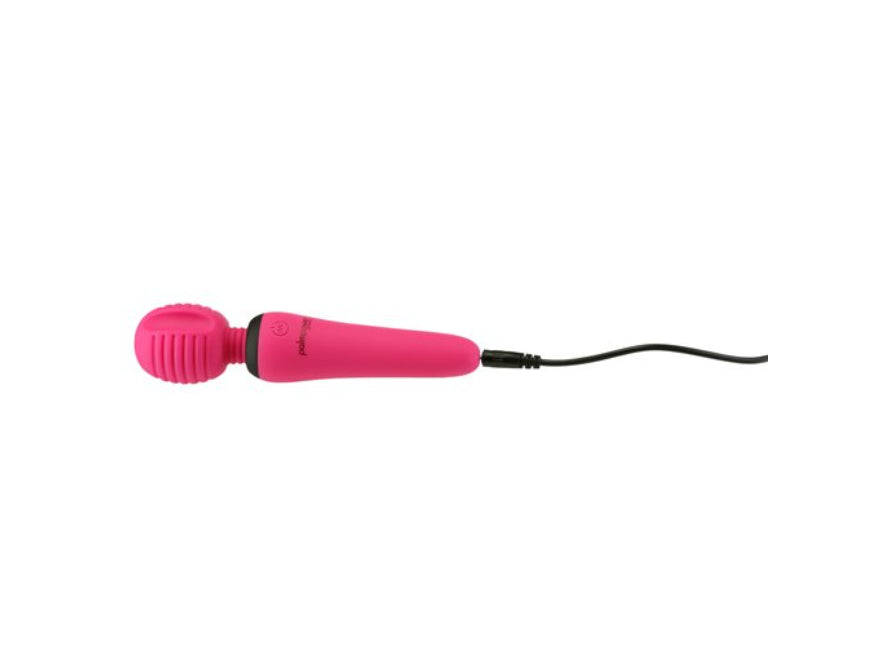 PalmPower Groove Rechargeable Powerful Silicone Mini Wand Massager