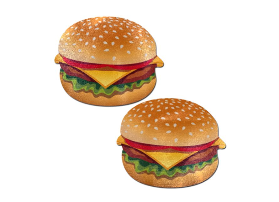 Pastease Burger: Delicious Cheeseburger Nipple Pasties
