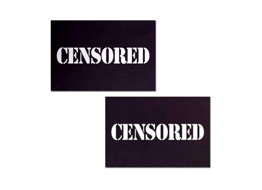 Pastease Censored: Black Censor Bars Nipple Pasties