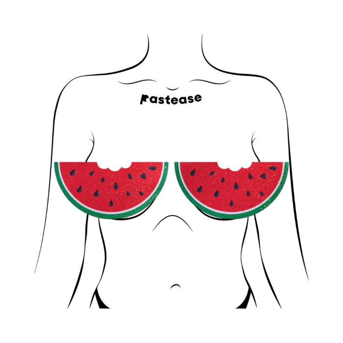 Pastease Watermelon Slice with a Bite Full Breast Covers Support Tape