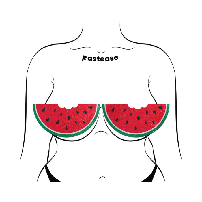 Pastease Watermelon Slice with a Bite Full Breast Covers Support Tape