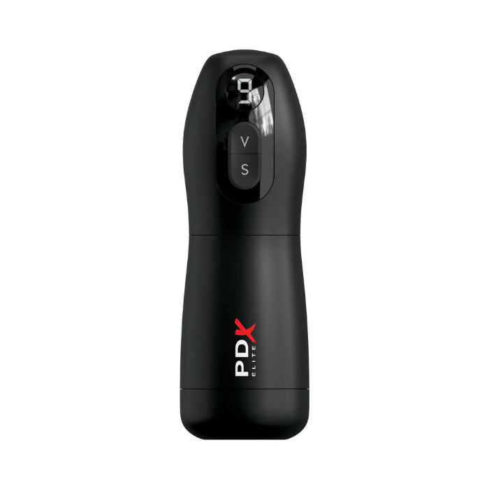 PDX Elite Suck-O-Matic Vibrating Rechargeable Hands Free Sucking BJ Simulator