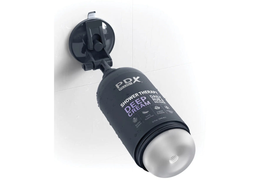 PDX Plus Shower Therapy Deep Cream Discreet Stroker