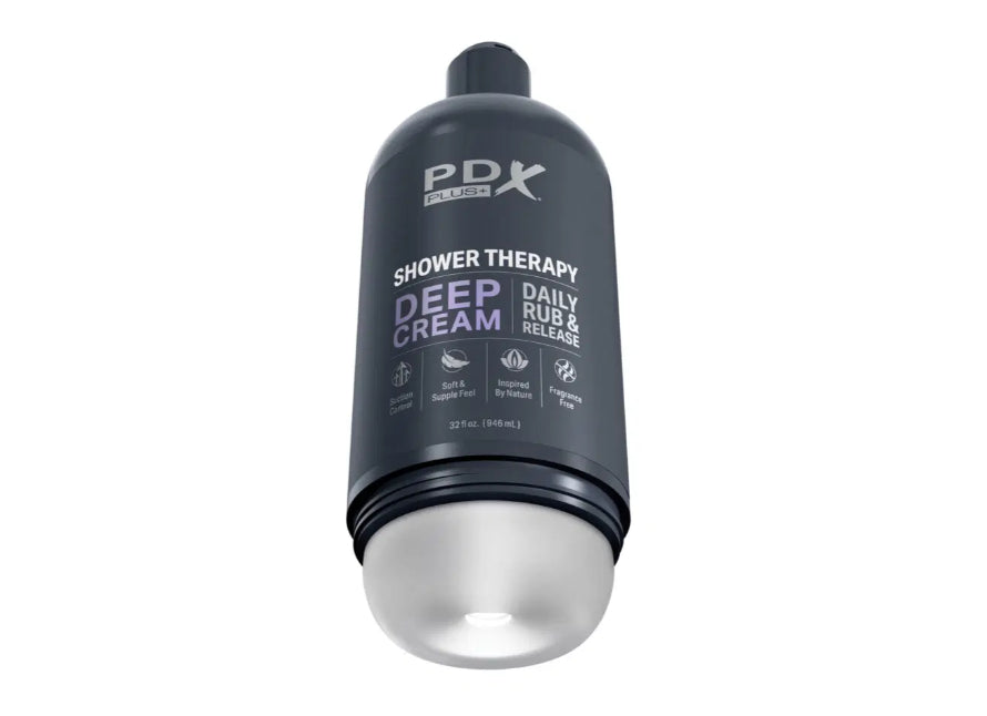 PDX Plus Shower Therapy Deep Cream Discreet Stroker
