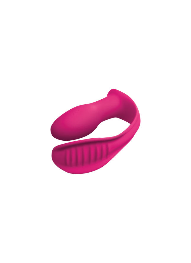 3Some Double Ecstasy Dual Stimulation Silicone Vibrator
