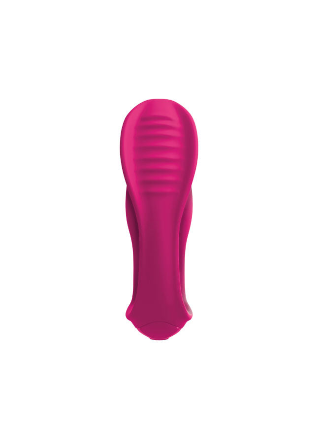 3Some Double Ecstasy Dual Stimulation Silicone Vibrator