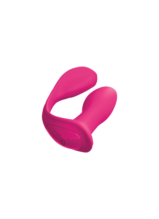 3Some Double Ecstasy Dual Stimulation Silicone Vibrator