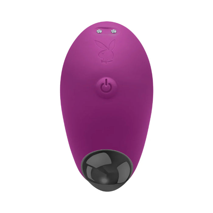 Playboy Arch Compact Rechargeable Silicone G-spot Vibrator With External Stroking Stimulator