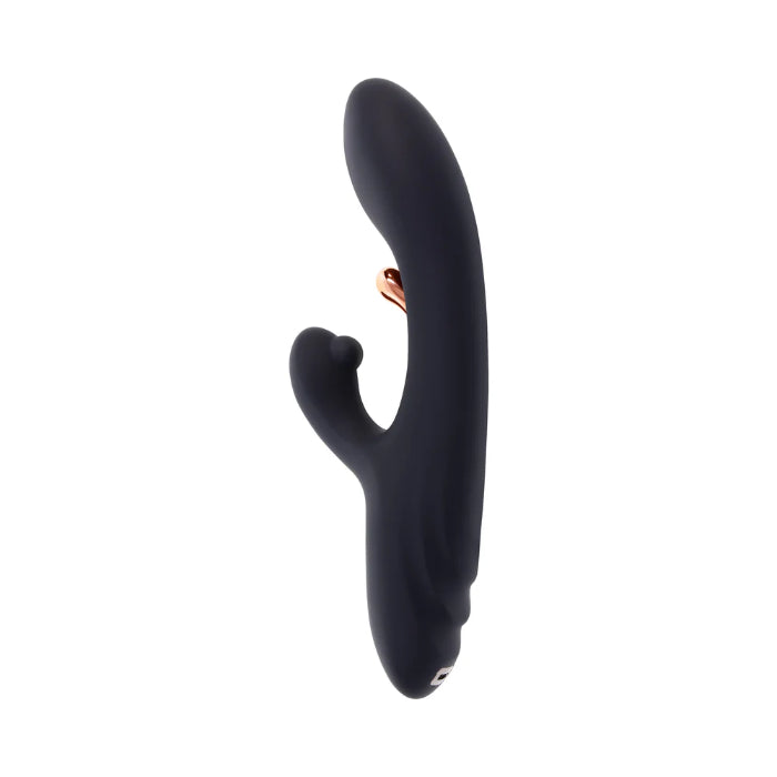 Playboy Aureus Rechargeable Silicone Dual Stimulating Rabbit Style Vibrator With Firm Direct G-Spot Stimulator