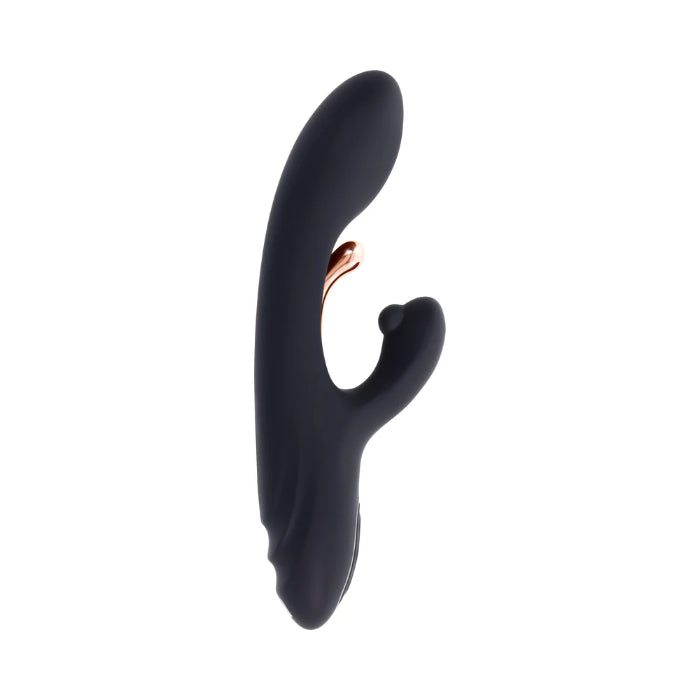 Playboy Aureus Rechargeable Silicone Dual Stimulating Rabbit Style Vibrator With Firm Direct G-Spot Stimulator