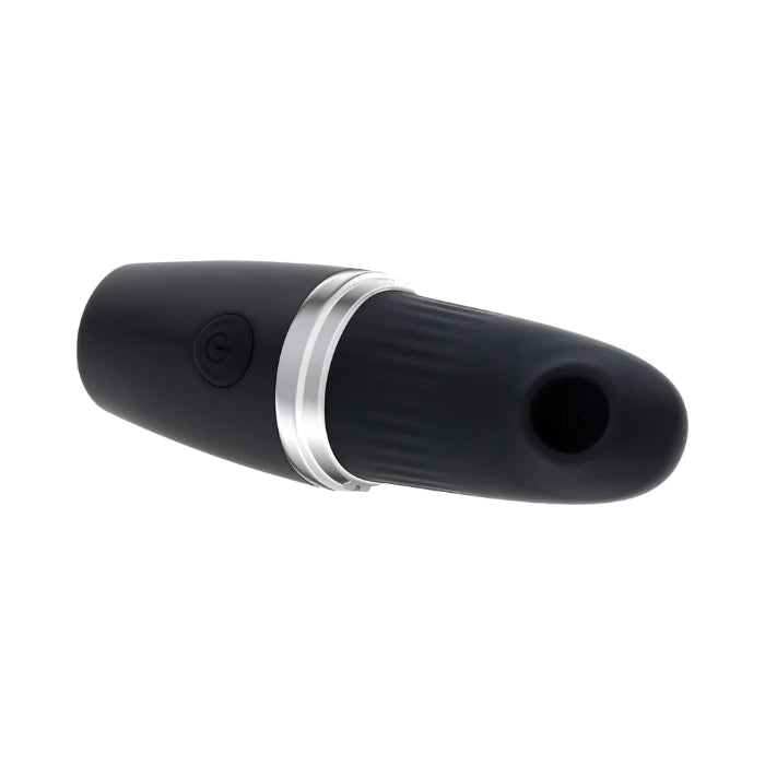 Playboy Excursion Lipstick Style Silicone Rechargeable Vibrating Suction Vibe With Cover