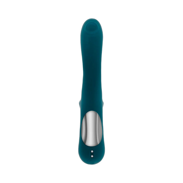 Playboy Harmony Rechargeable Tapping G Spot Vibrator With External Flicking Stimulator And Handle
