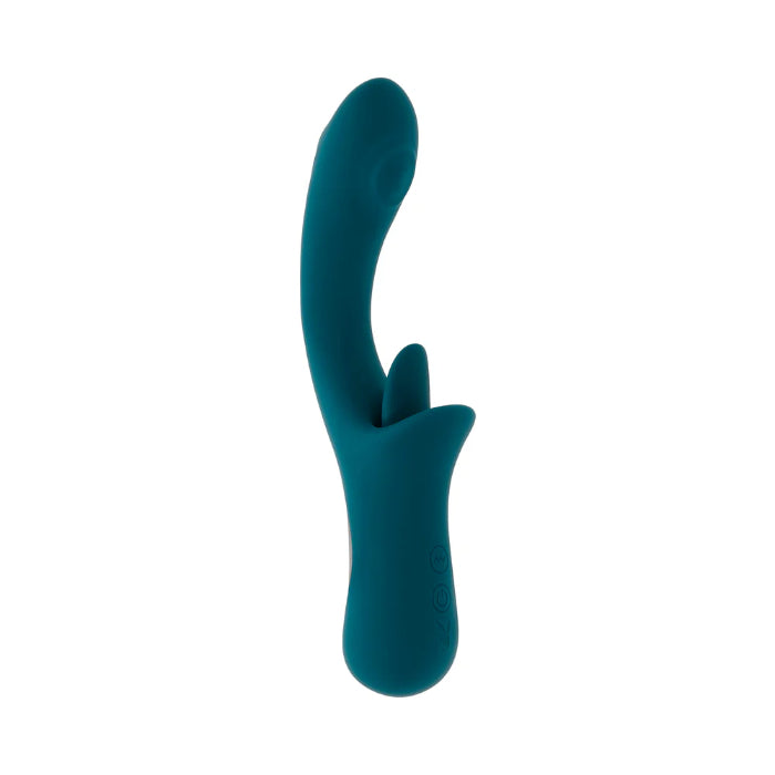 Playboy Harmony Rechargeable Tapping G Spot Vibrator With External Flicking Stimulator And Handle