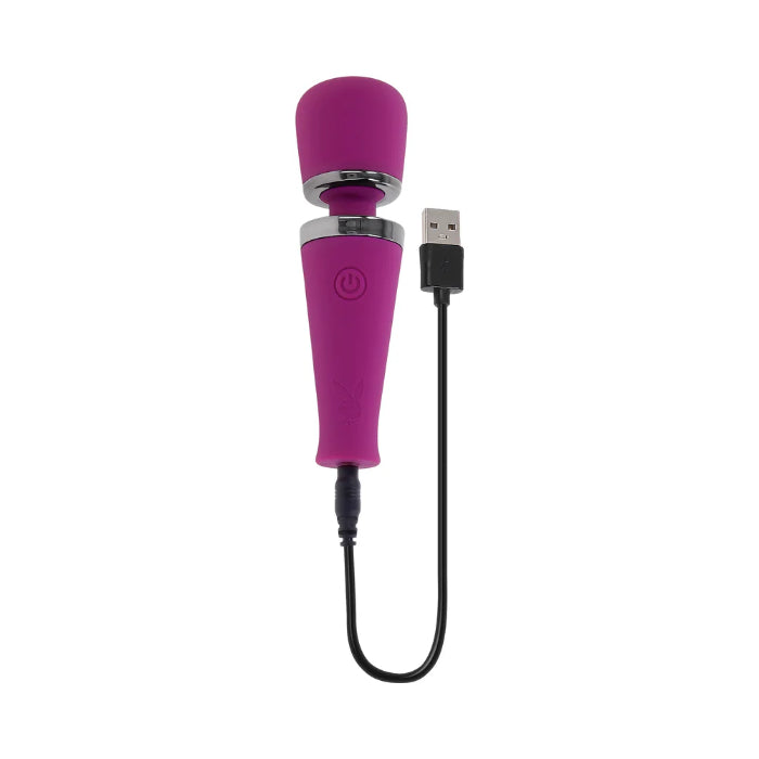 Playboy Mic Drop Silicone Rechargeable Mini Wand