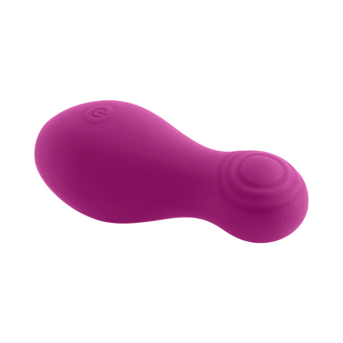 Playboy The Jet Set Rechargeable Silicone Tapping Travel Friendly Massager With Charging Case