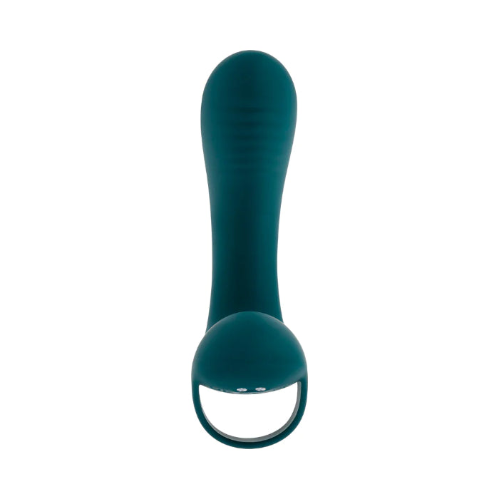 Playboy Wrapped Around Your Finger Rechargeable Silicone Textured Rabbit Style Finger Vibe