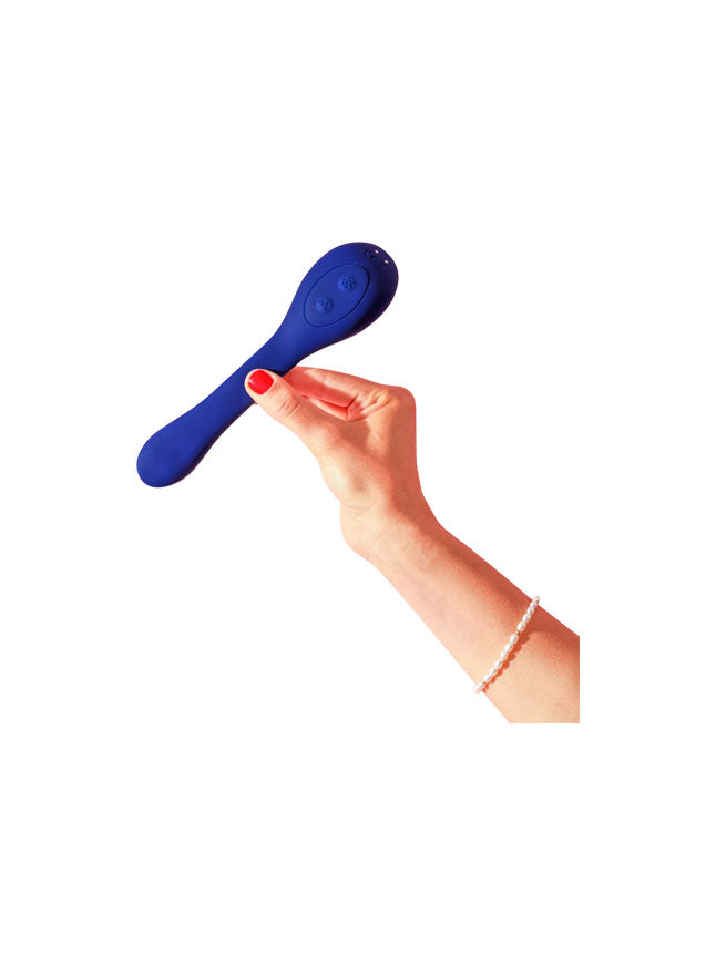 Puissante Coco Bendable Rechargeable Dual Ended Air Pulse Vibrator
