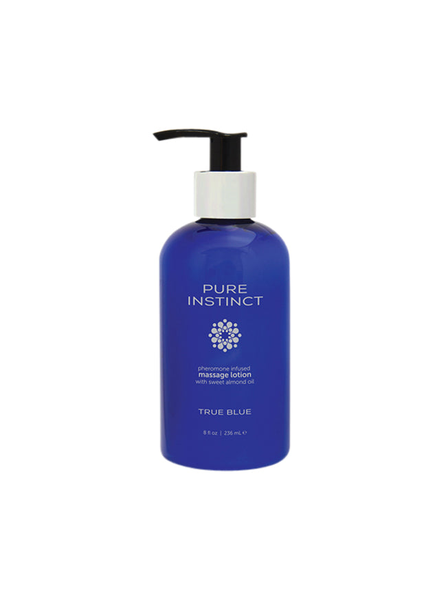 Pure Instinct Pheromone Massage Lotion True Blue