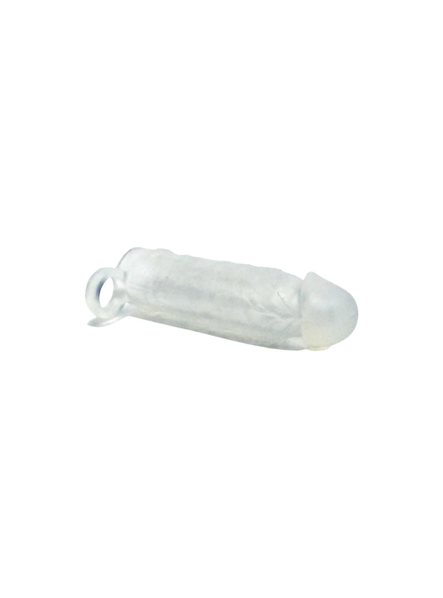 Rascal Meaty Clear Stretchy Silicone Cock Extender with Ball Strap