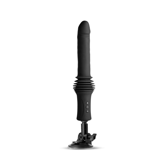Renegade Super Stroker Rechargeable Remote-Controlled Warming Vibrating Thruster With Adjustable Suction Cup