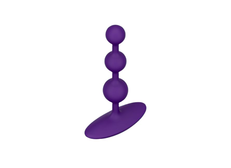 ROMP Amp Silicone Flexible Anal Bead Style Butt Plug