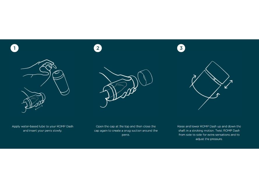ROMP Dash Manual Adjustable Suction Stroker