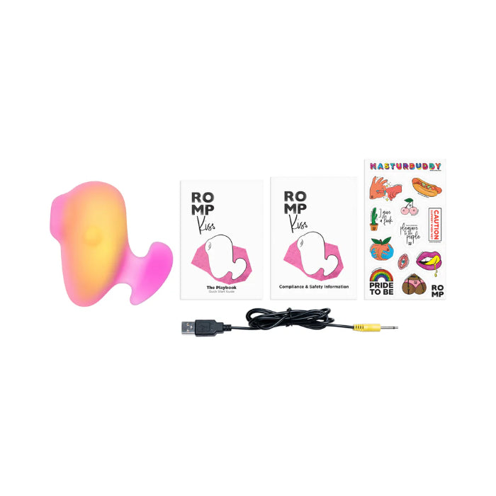ROMP Kiss Rechargeable Air Pulse Stimulator With Ergonomic Finger Fin