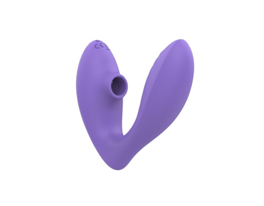 ROMP Reverb Rechargeable Silicone Dual Stimulating Air Pulse Vibrator