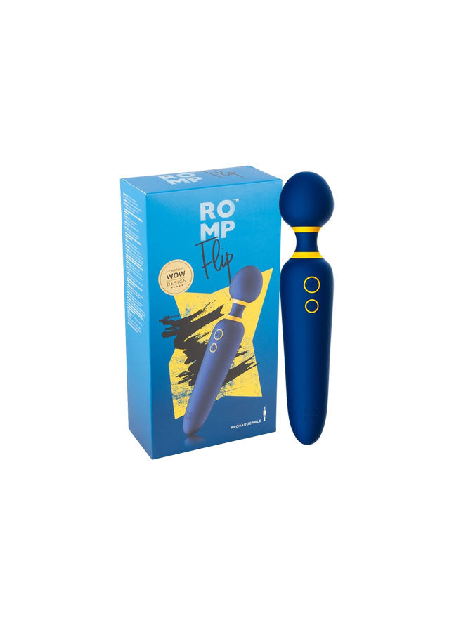 ROMP Flip Rechargeable Silicone Wand Massager