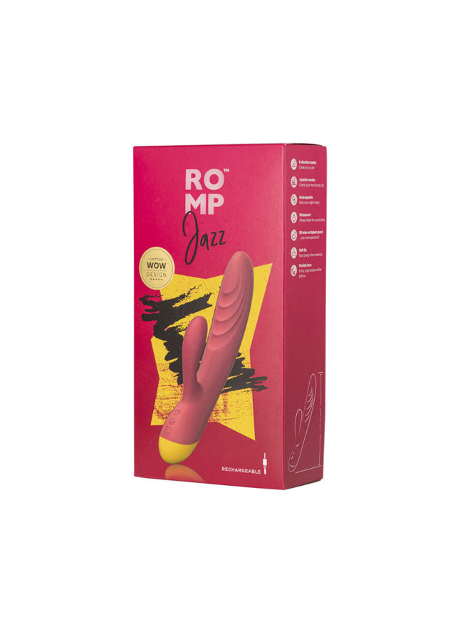 ROMP Jazz Silicone Rabbit Style Vibrator