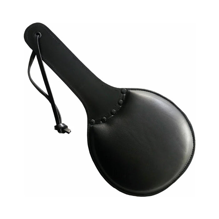 Rouge Leather Padded Ping Pong Paddle for Impact Play