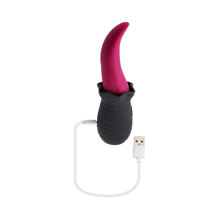 Selopa Tongue Teaser Rechargeable Flicking Vibrator With Handle