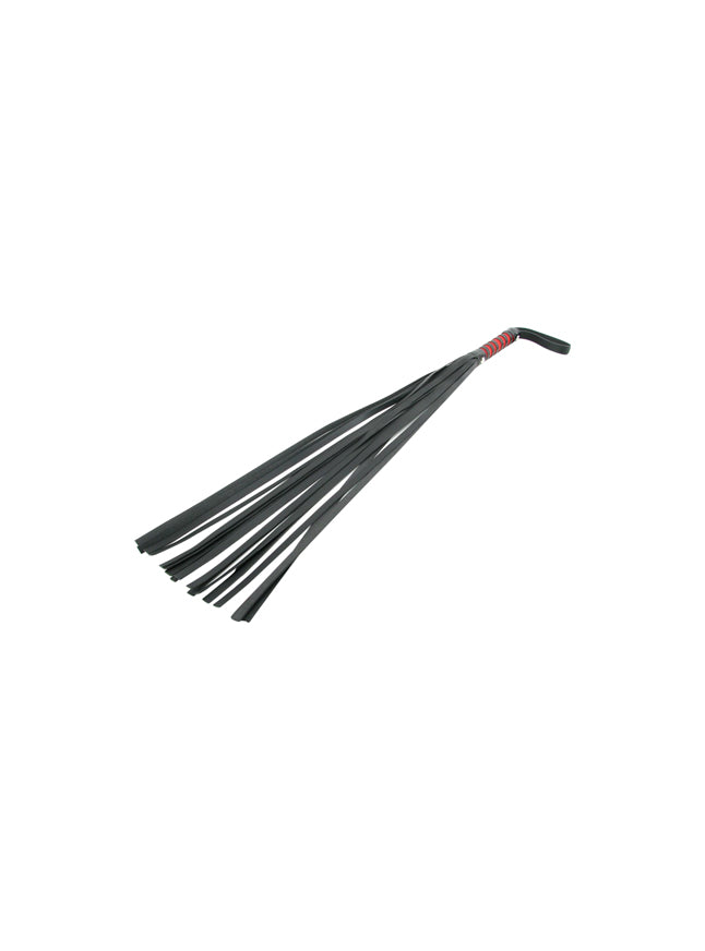 Sex & Mischief Red & Black Stripe Flogger