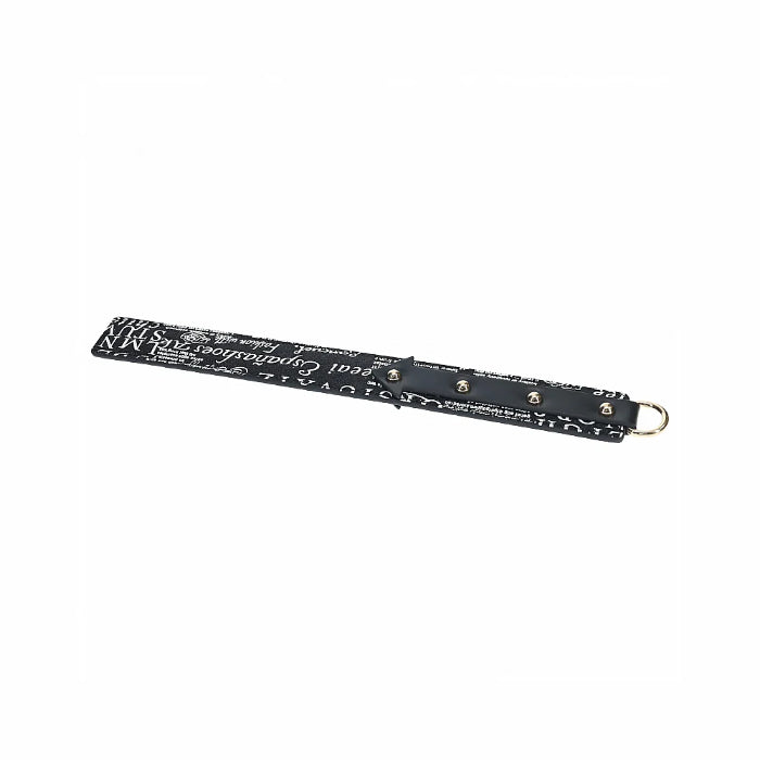 Shots Ouch! NY Collection Bonded Leather Paddle For Impact Play
