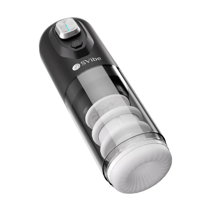 Snail Vibe SVibe Ikon Spark Masturbator Rechargeable Rotating And Thrusting Stroker