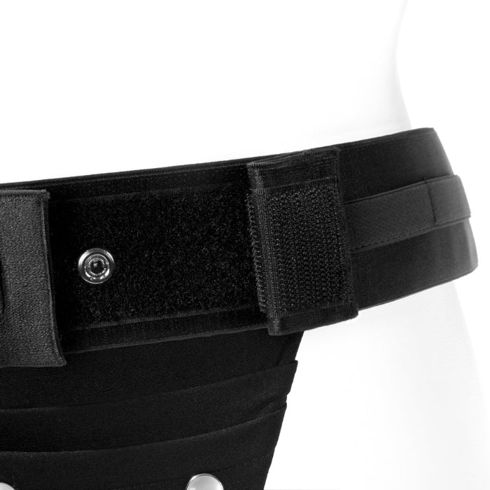 SpareParts Theo Cover Thong Style Adjustable Cloth Strap-On Harness