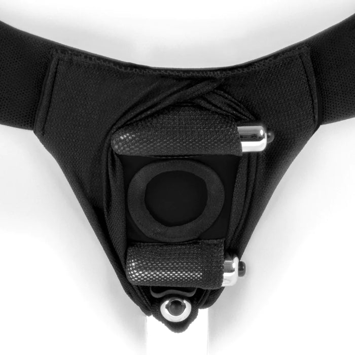 SpareParts Theo Cover Thong Style Adjustable Cloth Strap-On Harness