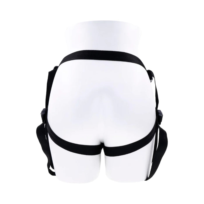 Sportsheets Dual Desires Adjustable Cloth Strap On Harness For Double Penetration