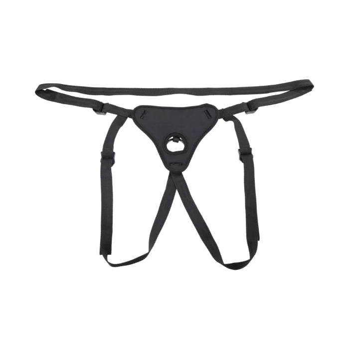 Sportsheets Dual Desires Adjustable Cloth Strap On Harness For Double Penetration