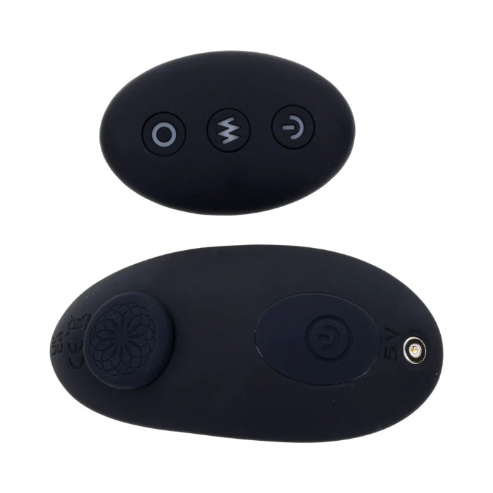 Sportsheets Hidden Pocket Adjustable Strap On Harness And Remote Control Rechargeable Vibrator Set