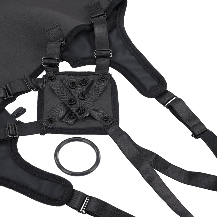 Sportsheets High Waisted Corset Adjustable Strap On Harness