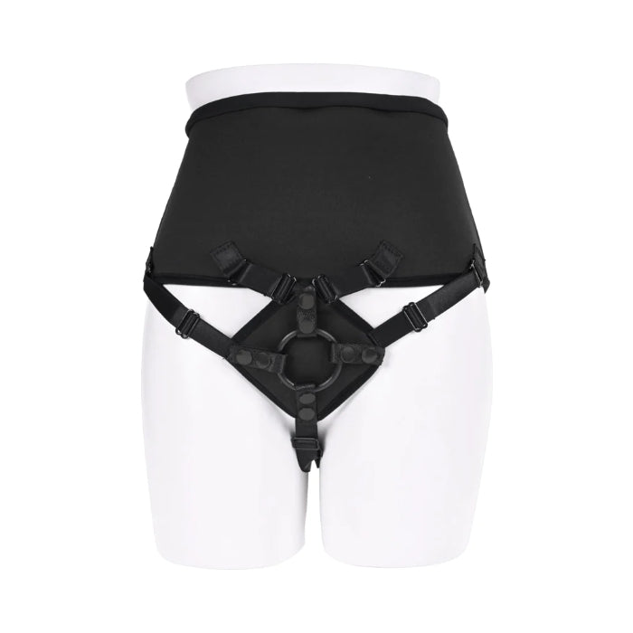 Sportsheets High Waisted Corset Adjustable Strap On Harness