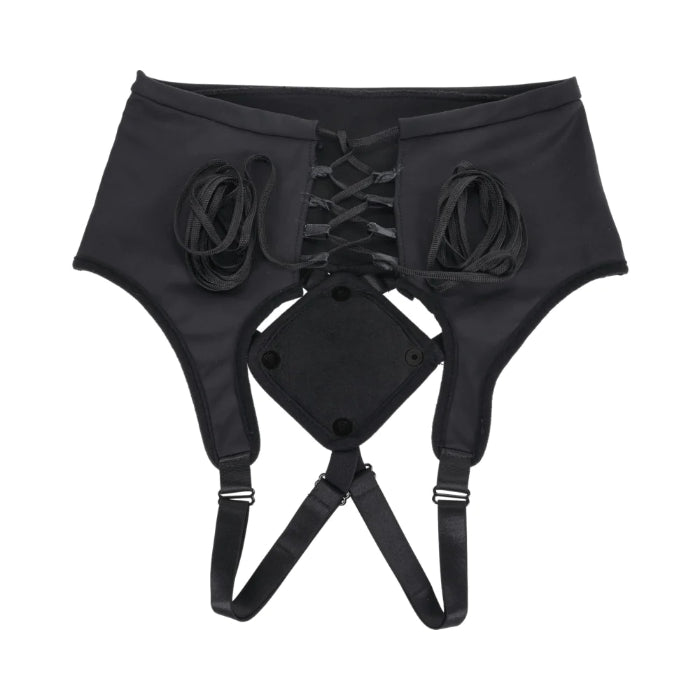 Sportsheets High Waisted Corset Adjustable Strap On Harness