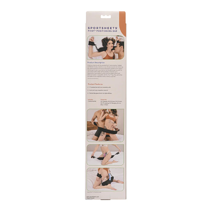 Sportsheets Pivot Positioning Bar Padded Positioning Bar With Cuffs