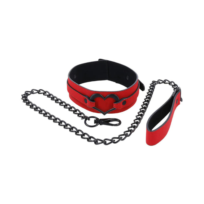 Sportsheets S&M Amor Heart Detail Collar and Leash