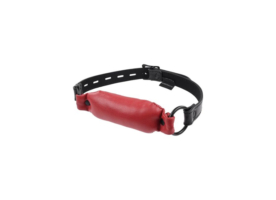 Sportsheets Saffron Pillow Soft Faux Leather Bit Gag with Adjustable Buckle